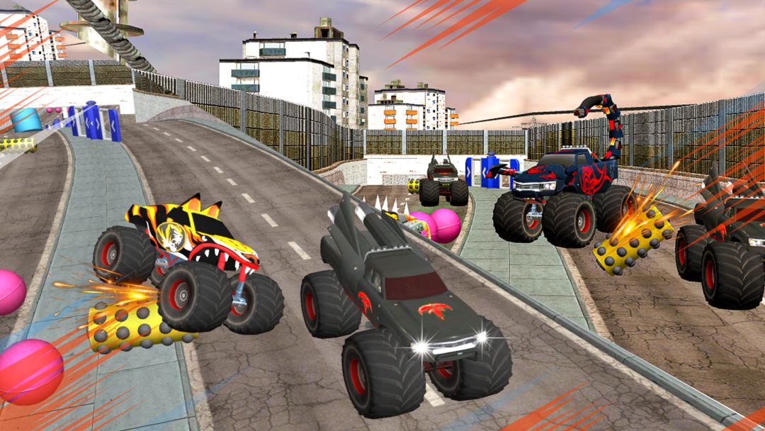 Monster Truck Mega Ramp Stunts screenshot game
