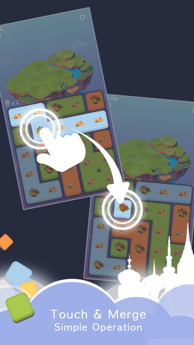 Merge City Game Screenshot