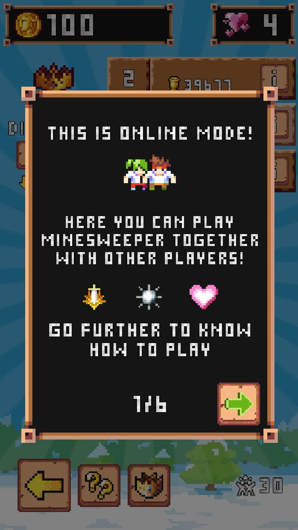 Screenshot of Minesweeper: Collector - Online mode is here!