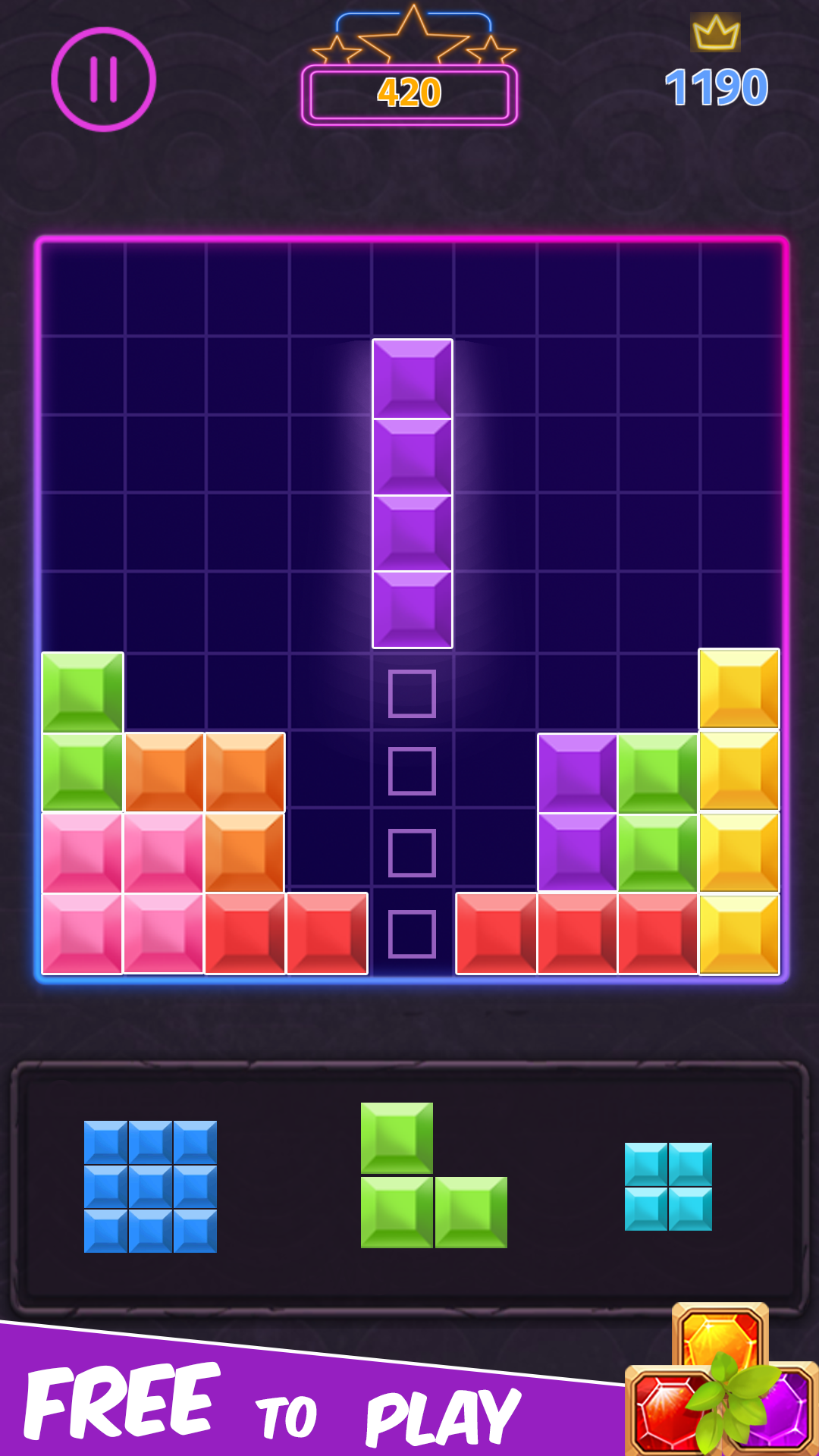 Скриншот игры Block Pz — Puzzle : Games 2023