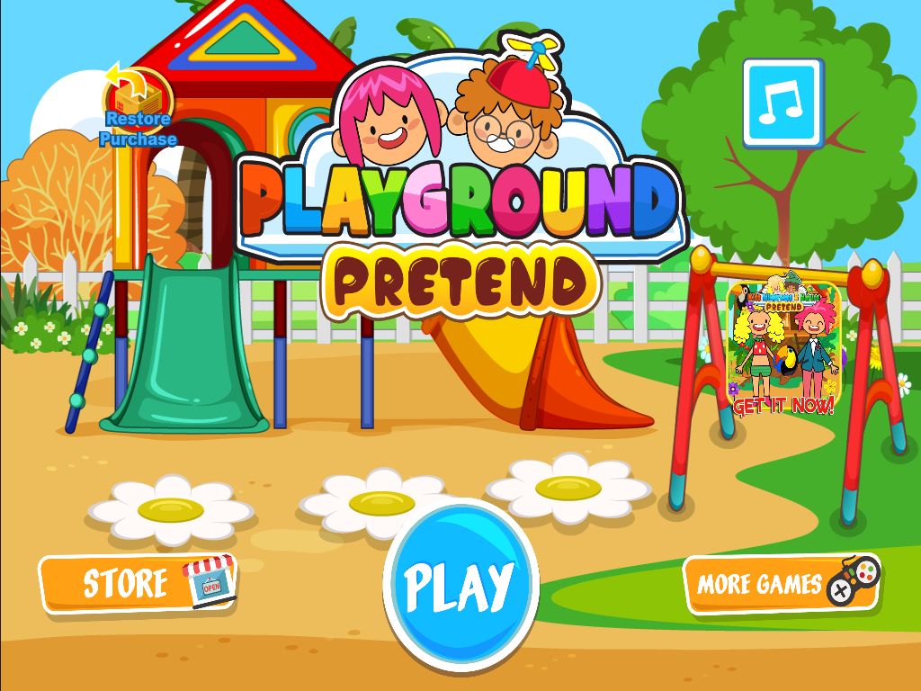 My Pretend Playground - Kids Sensory Outdoors FREE ภาพหน้าจอเกม