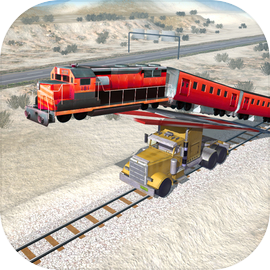 Train Jump Impossible Mega Ramp