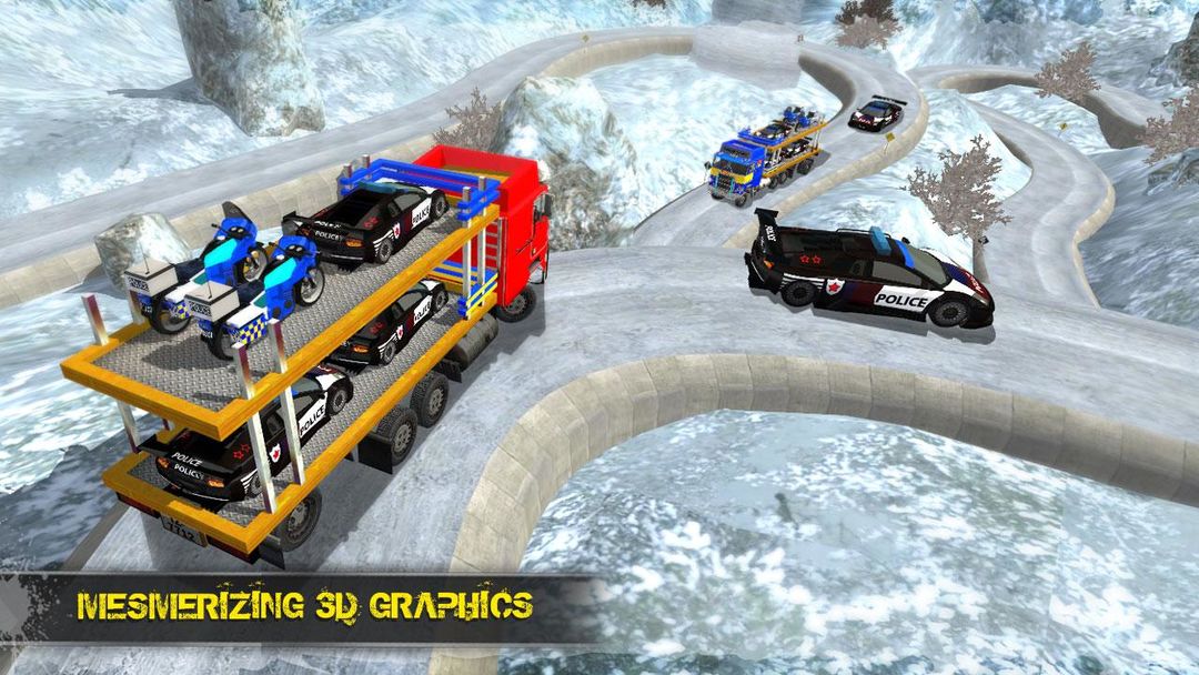 Off Road Police Transporter 3D ภาพหน้าจอเกม