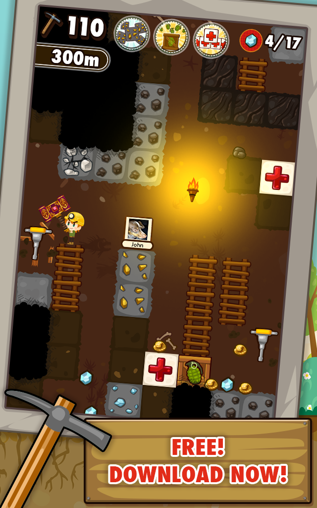 Pocket Mine Game Screenshot
