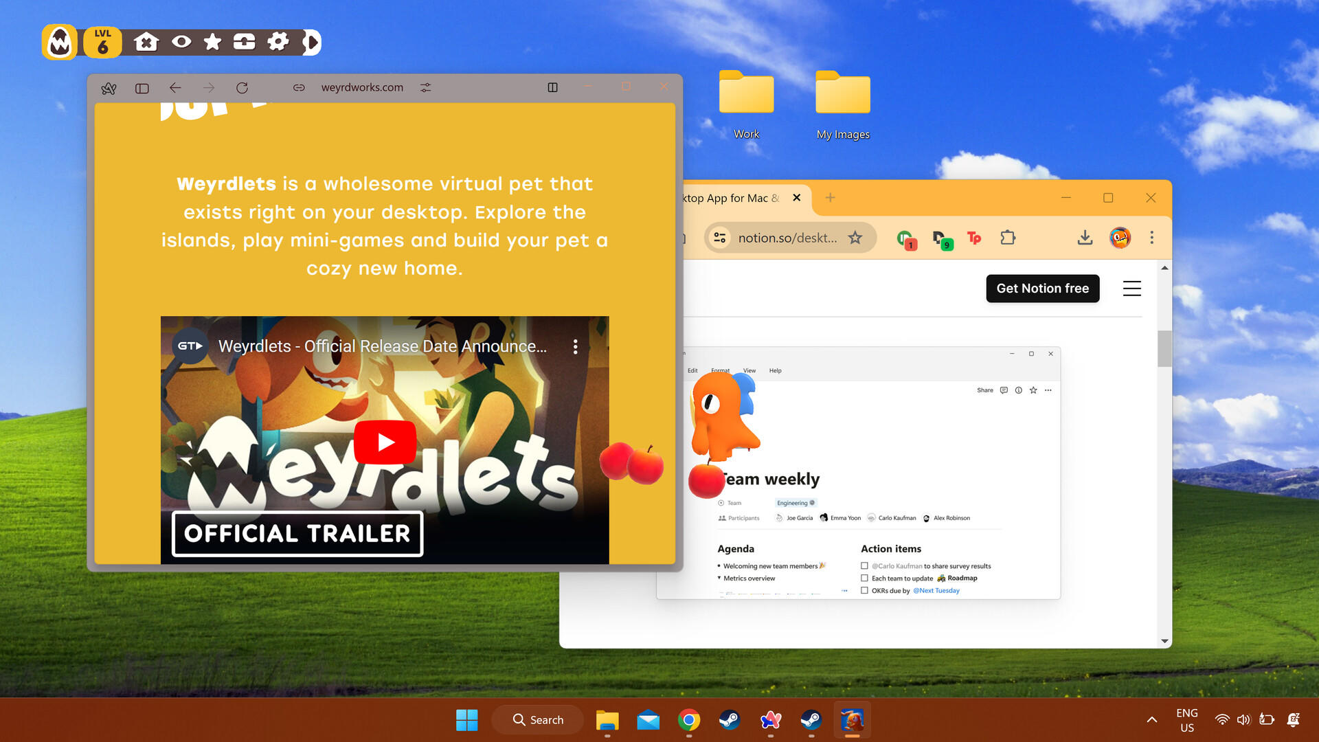 Cuplikan Layar Game Weyrdlets