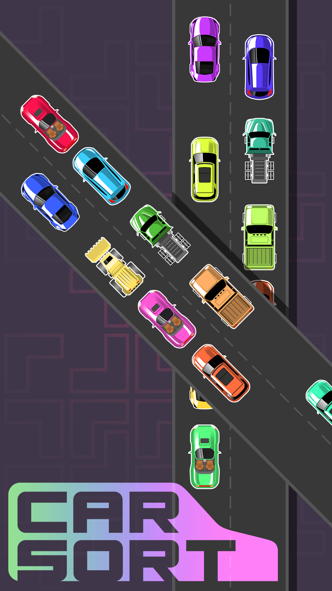 Car Sort: Puzzle Color Games ภาพหน้าจอเกม