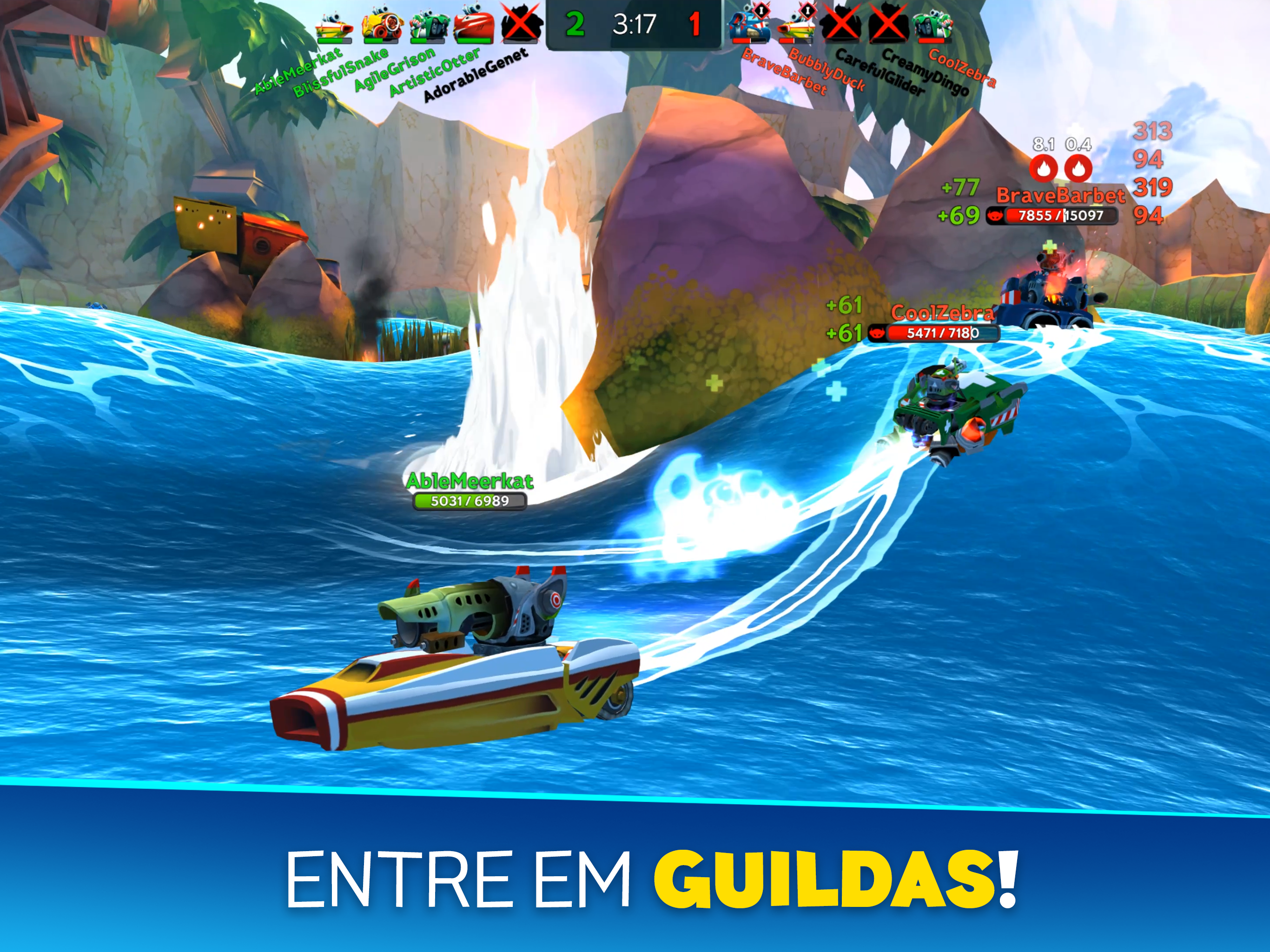 Captura de Tela do Jogo Battle Bay