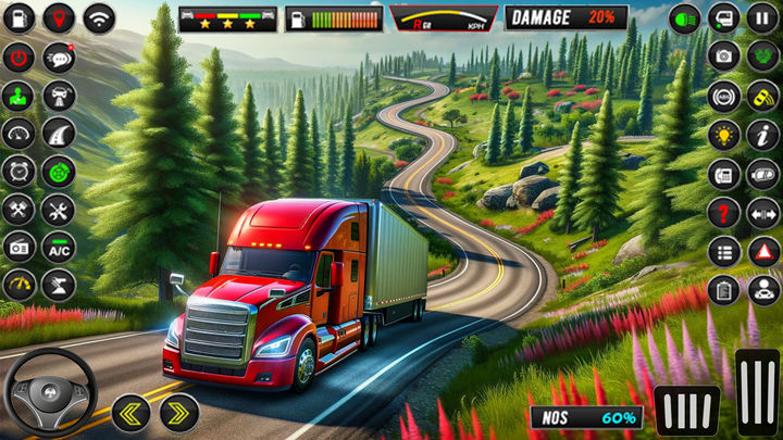 Screenshot 1 of ထရပ်ကားဂိမ်းများ - Truck Simulator 1.5.5