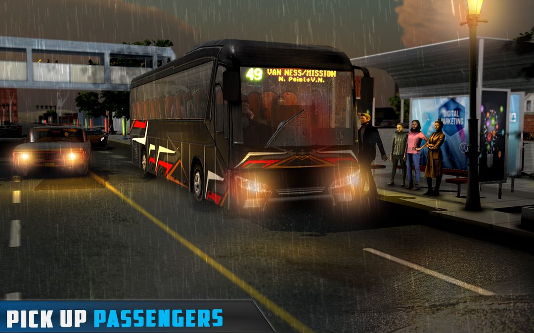 시내 코치 버스 게임 : 시뮬레이터 게임 스크린 샷