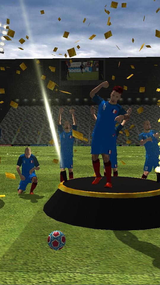 Euro 2016 Soccer Flick 게임 스크린 샷