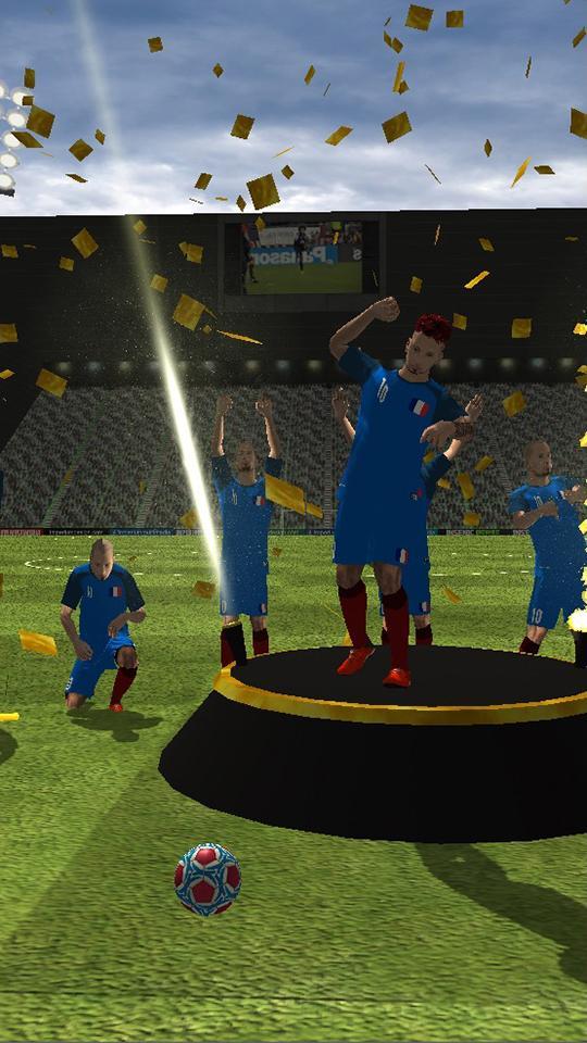 Euro 2016 Soccer Flick Game Screenshot