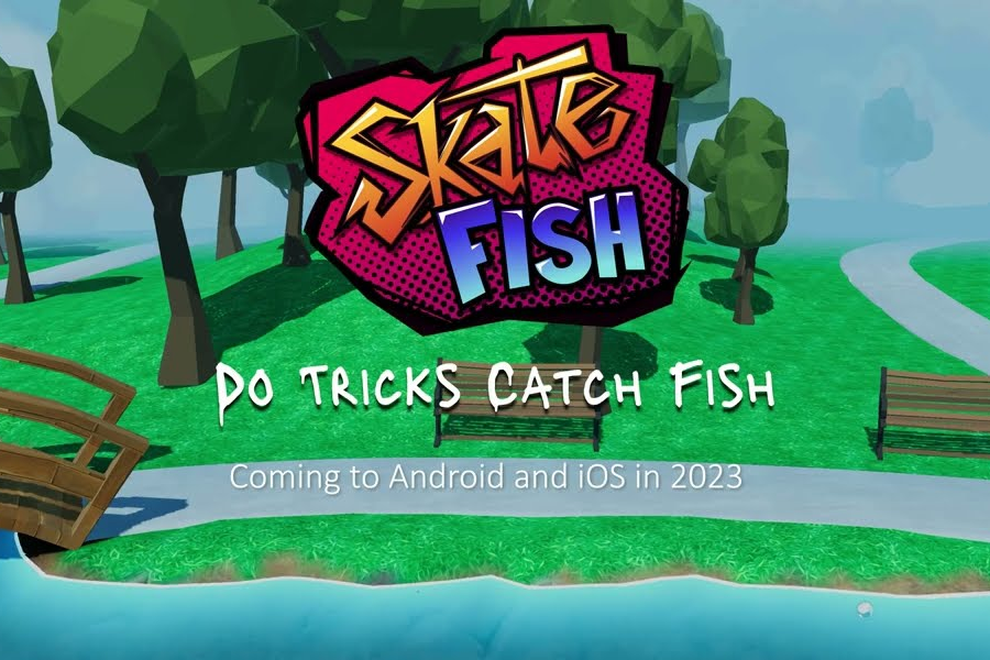 Screenshot of the video of SkateFish