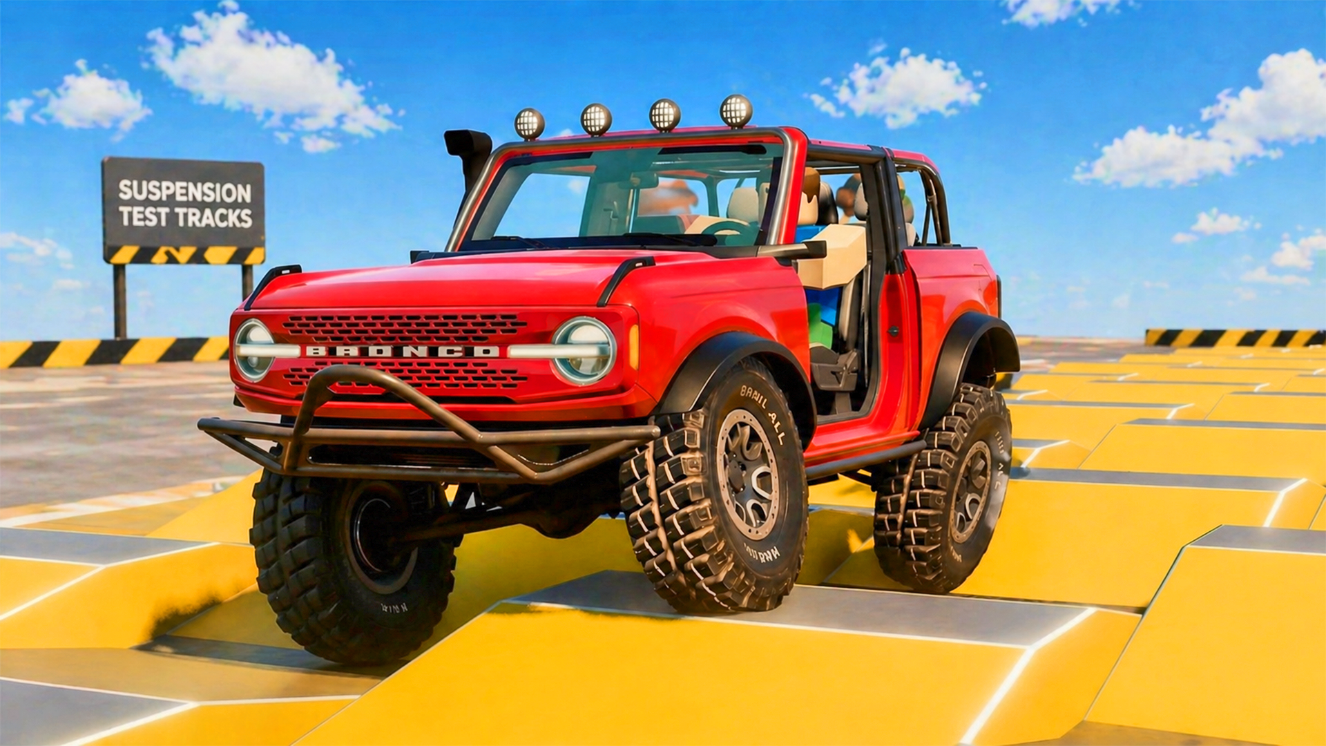 Car Suspension Test Game Screenshot
