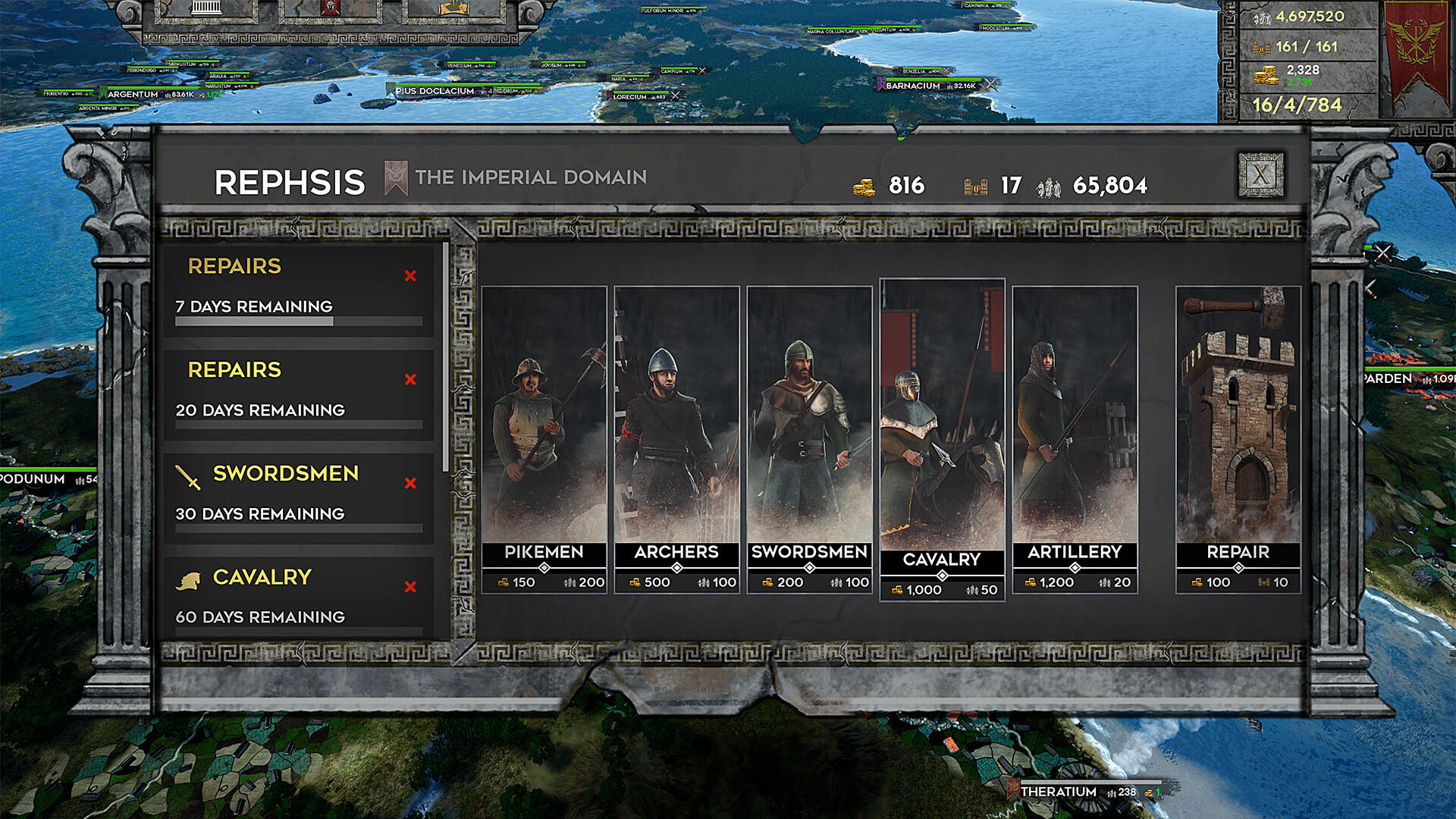 Screenshot of Fall of an Empire
