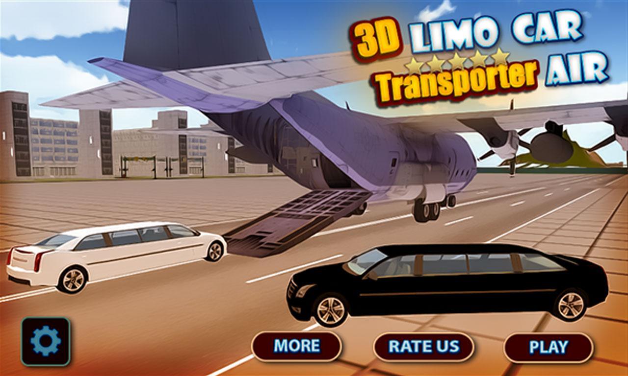 Cuplikan Layar Game 3D Limo Car Transporter : Air