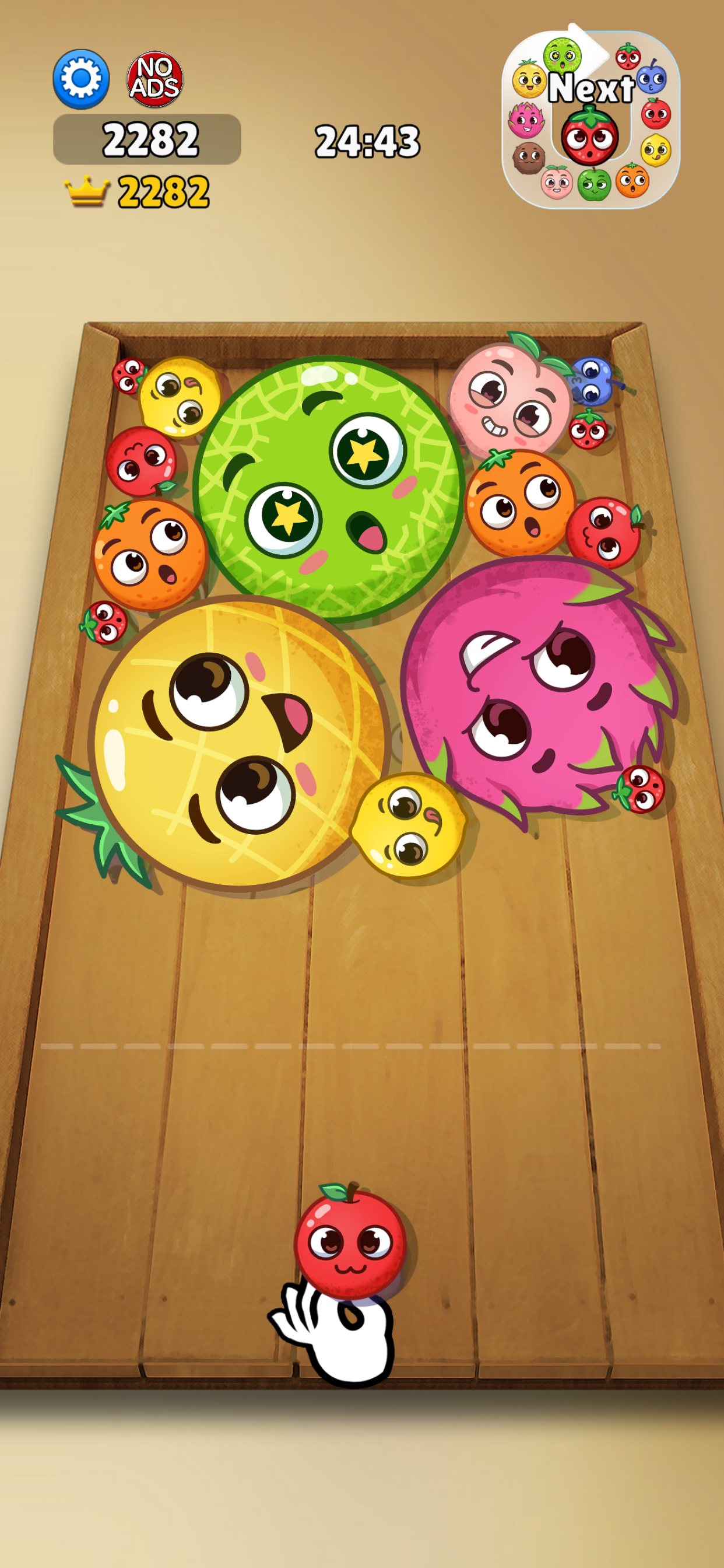 Fruit Merge: Melon Game Game Screenshot