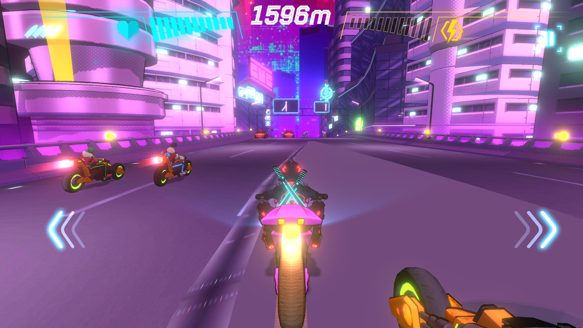 Neon Riders Game Screenshot
