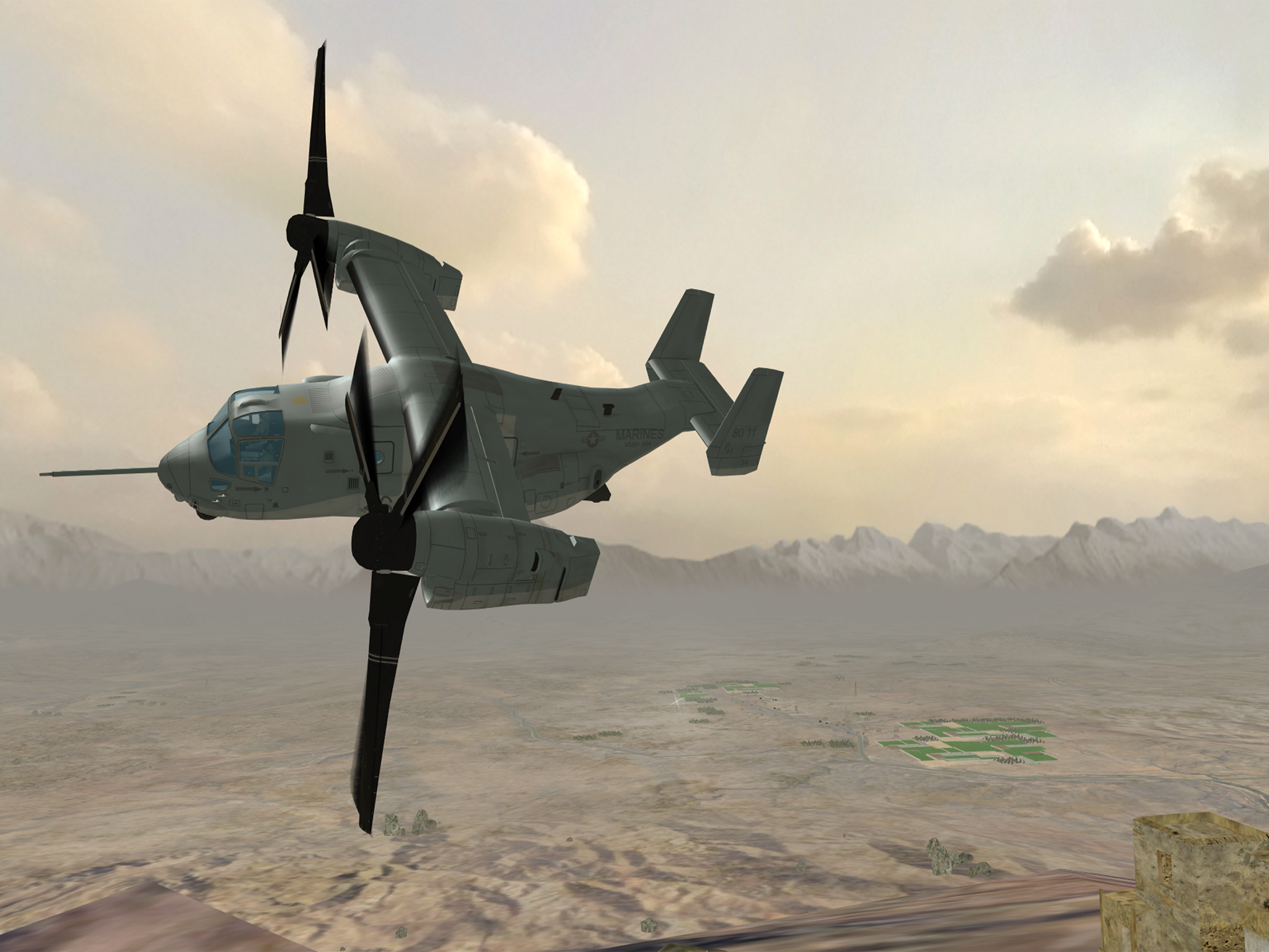 Osprey Operations - Helicopter Flight Simulator Game Screenshot