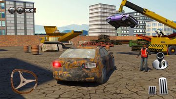 怪兽车破碎机起重机:垃圾车模拟器 Car Crusher Truck Simulator 3D Game Screenshot