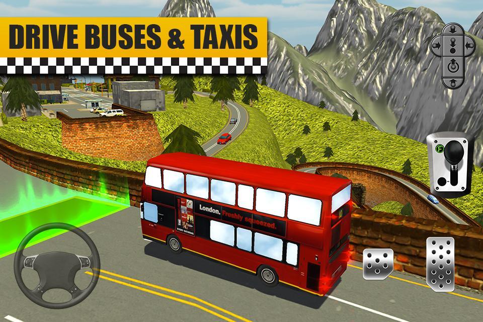 Screenshot of Bus & Taxi Driving Simulator