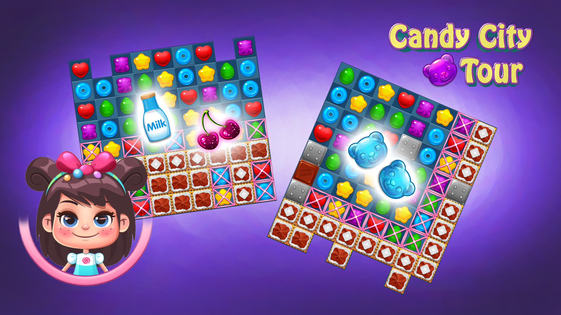 Candy City Tour Game Screenshot