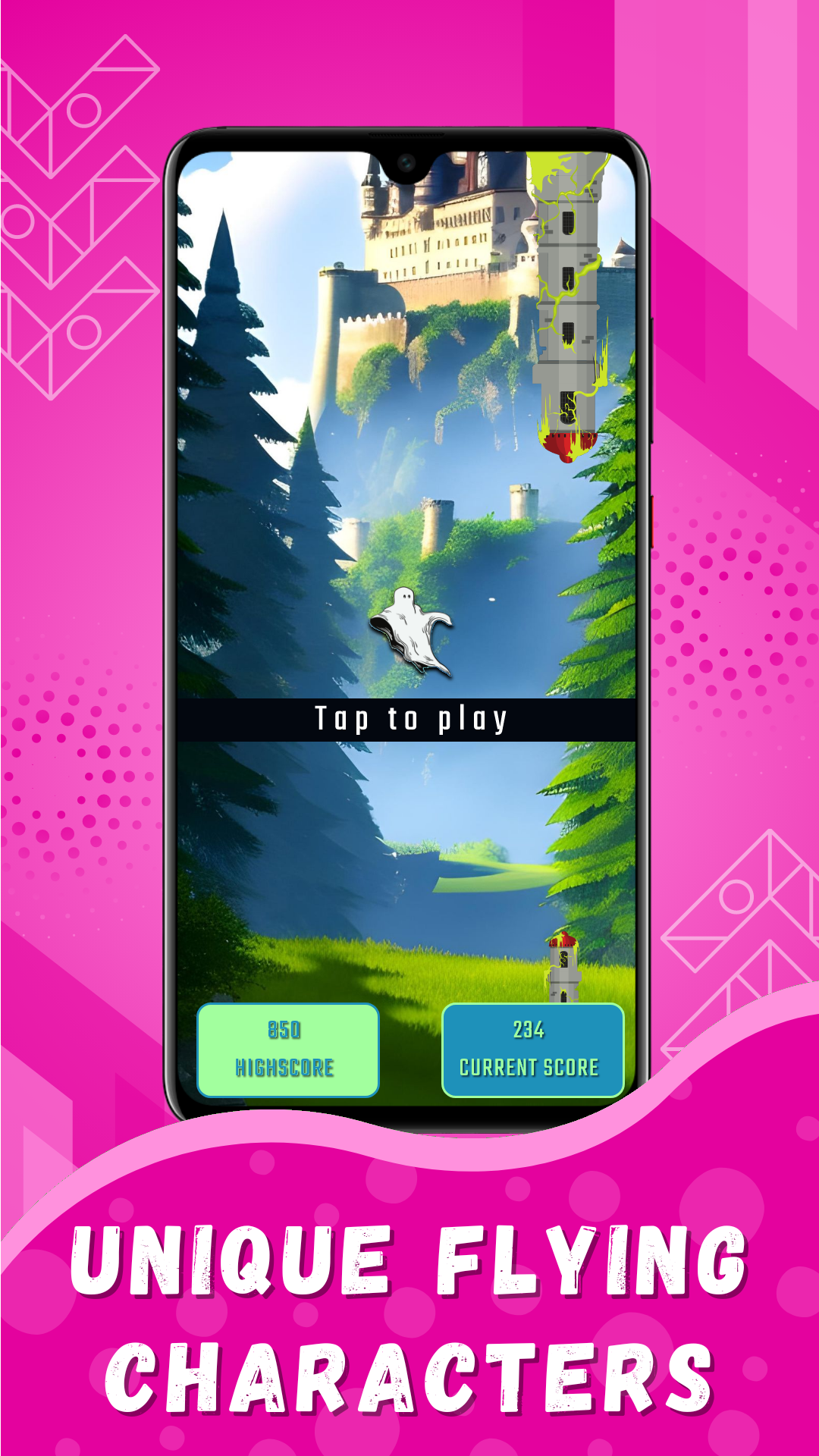 Bingo Spooky Flappy Game Screenshot