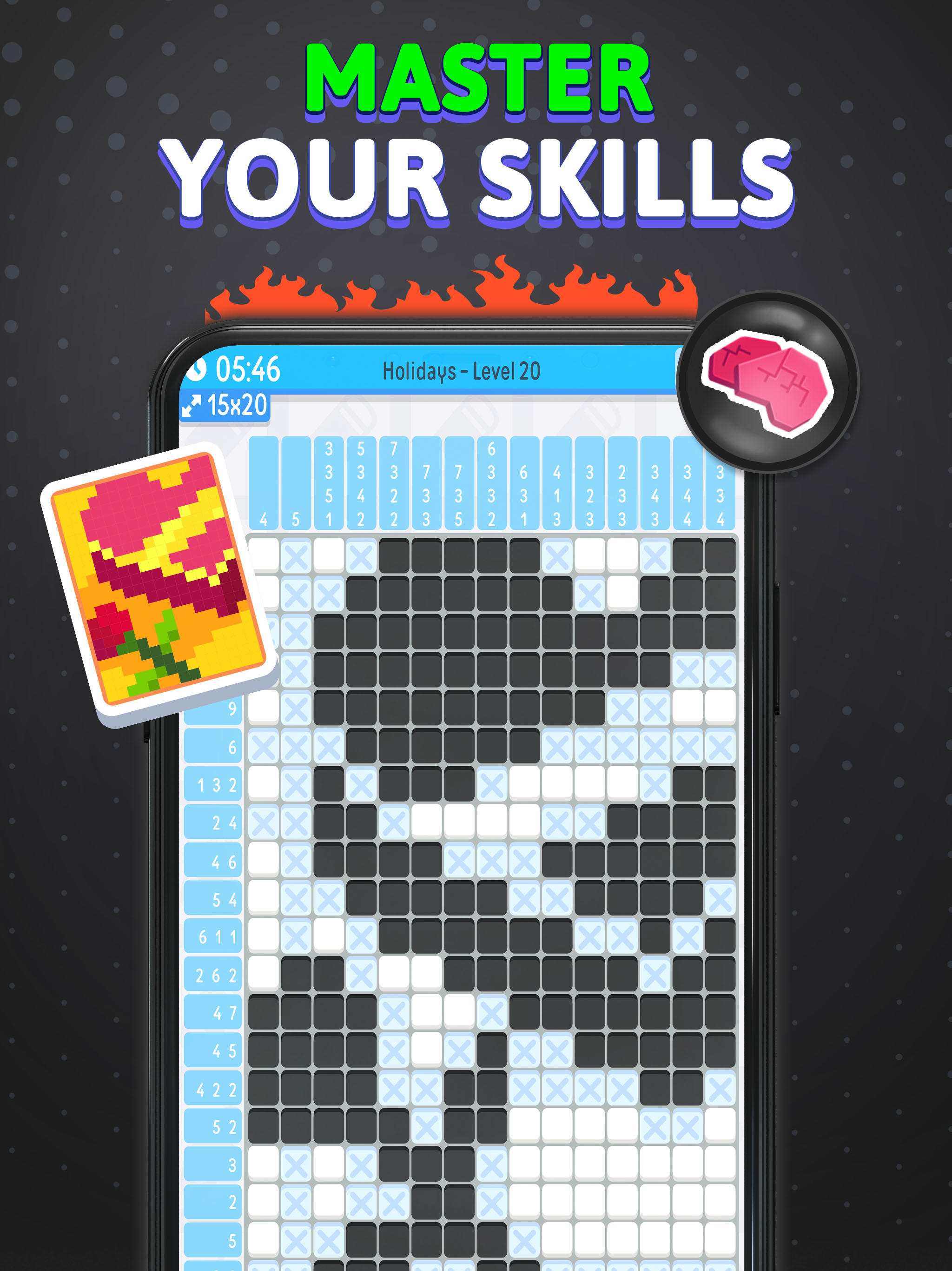 Nonogram Logic Pic: Pictogram Game Screenshot