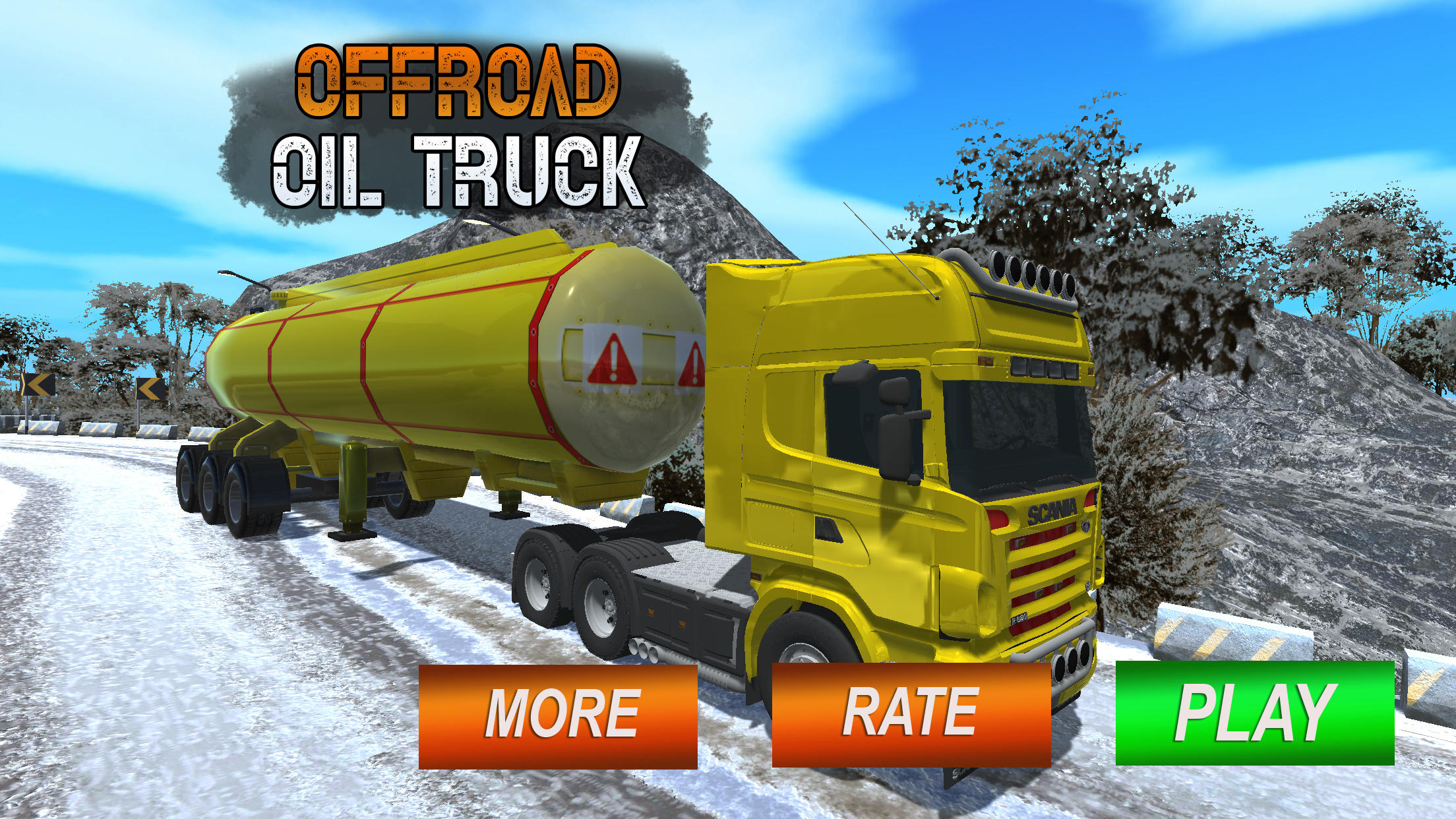 Cuplikan Layar Game Oil truck simulator game