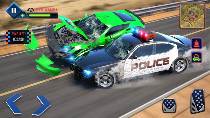 Captura de Tela do Jogo City Police Chase Cop Games 3d