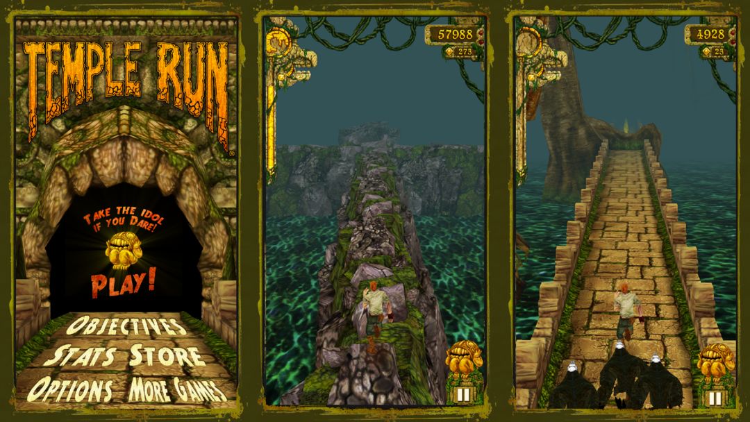 Temple Run 게임 스크린 샷