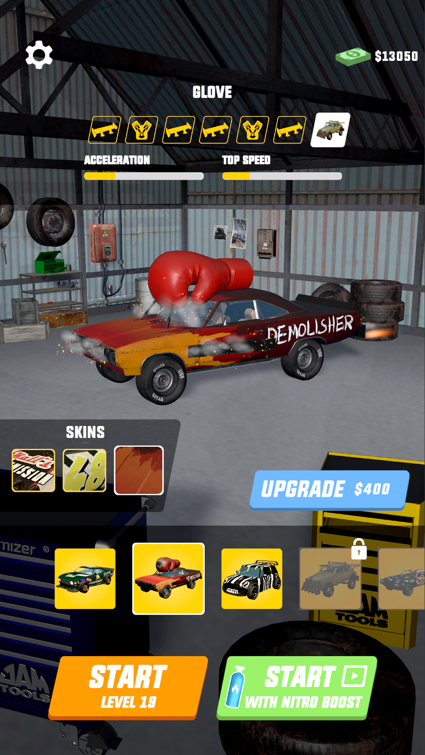 Cuplikan Layar Game Mad Racing 3D - Crash the Car