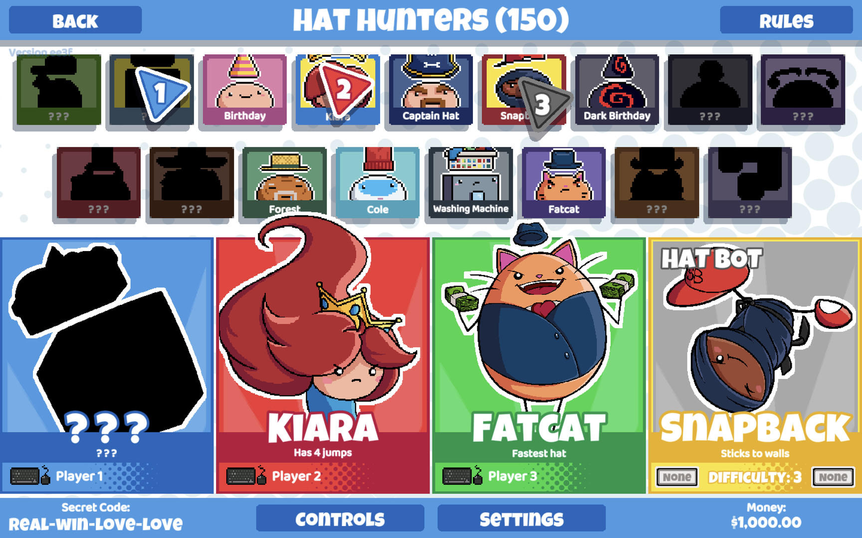 King of the Hat Game Screenshot