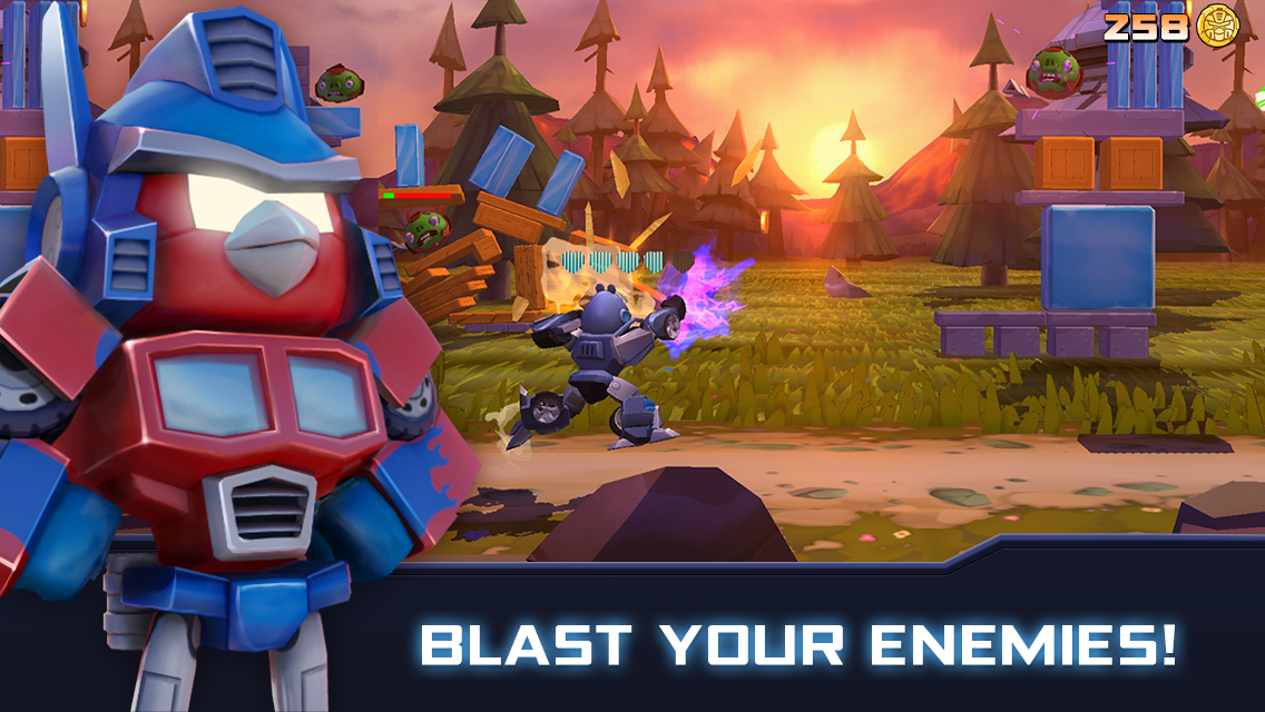 Angry Birds Transformers ภาพหน้าจอเกม