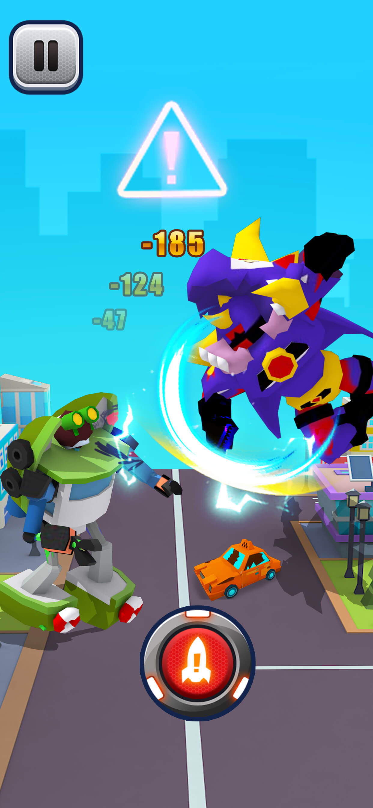 Screenshot of Robot Warrior 3D