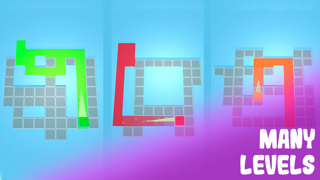 Screenshot of Color Fill Maze 3D