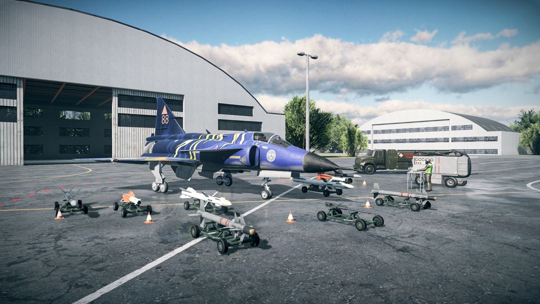 스카이 전투 - 전투기비행기게임 게임 스크린 샷