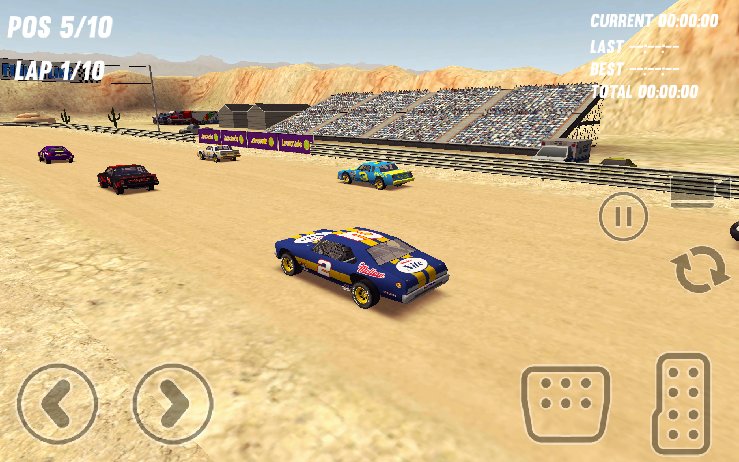 Dirt Track Stock Cars Game Screenshot