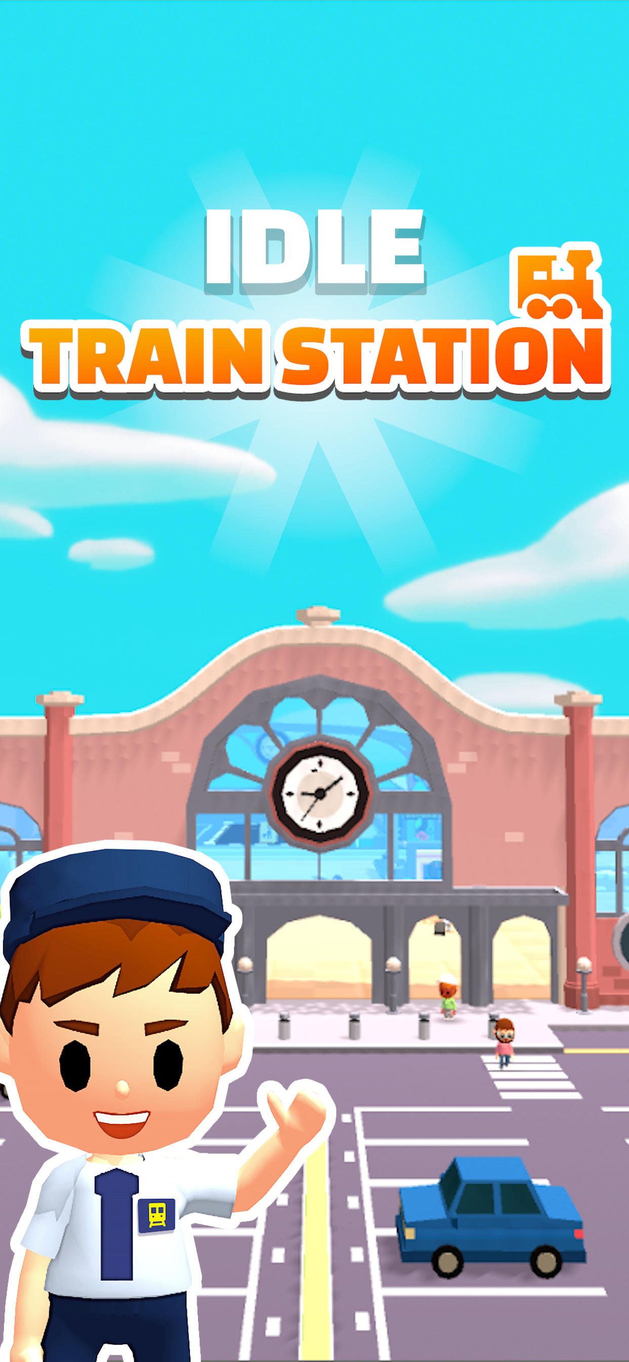 Скриншот игры Idle Train Station