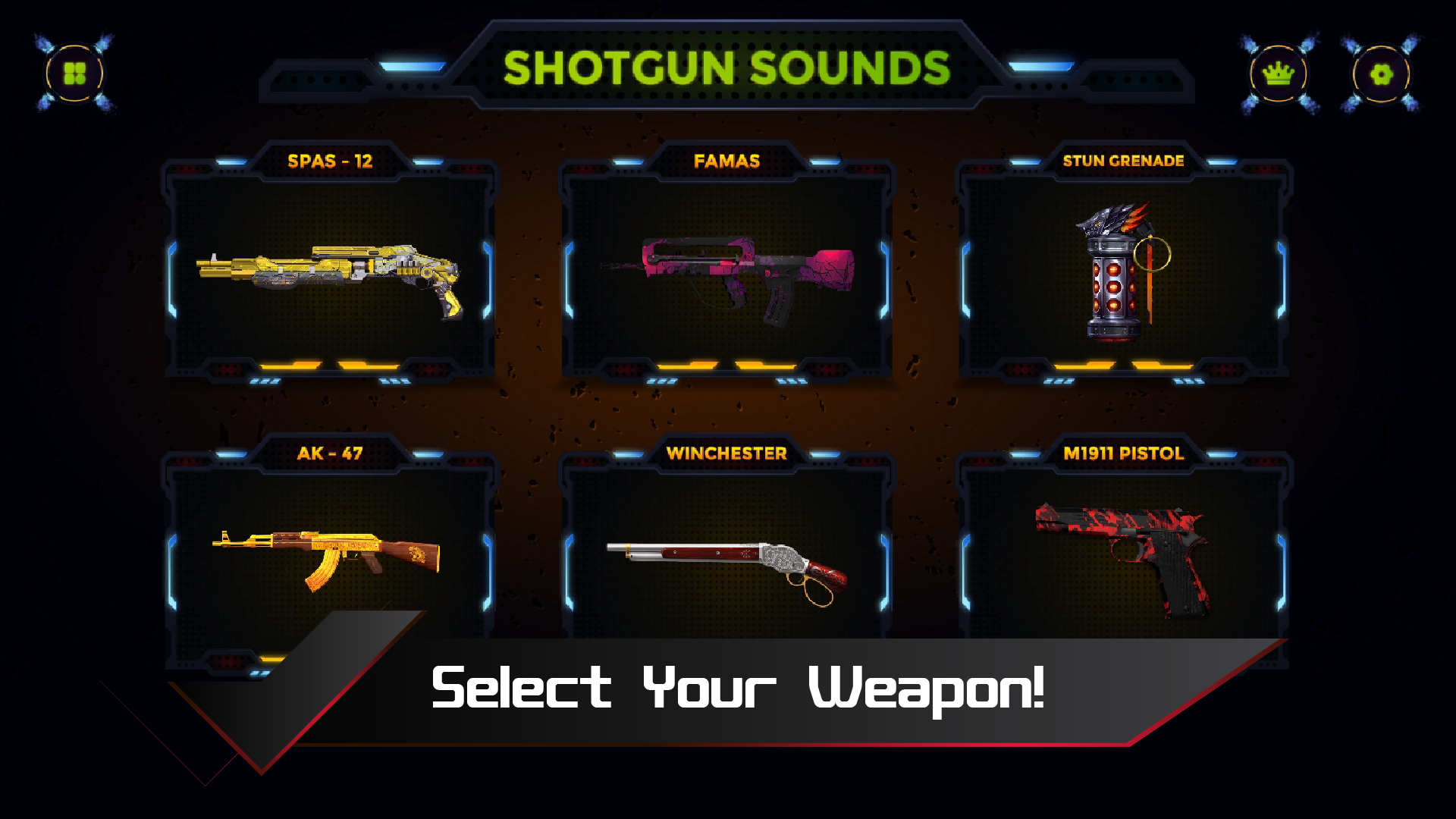 Gun Shot Sounds: Gun Simulator screenshot game