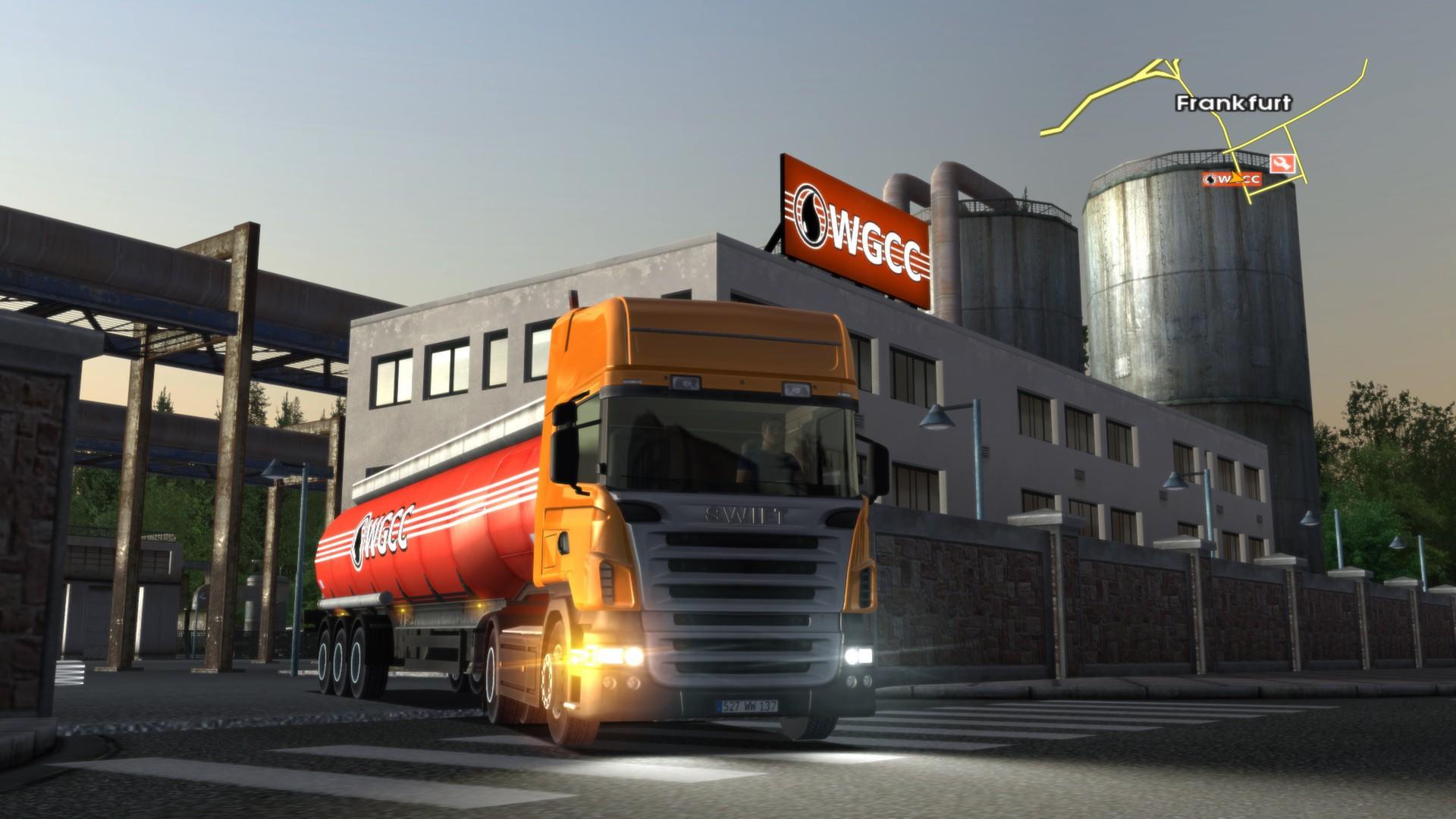 Euro Truck Simulator Game Screenshot