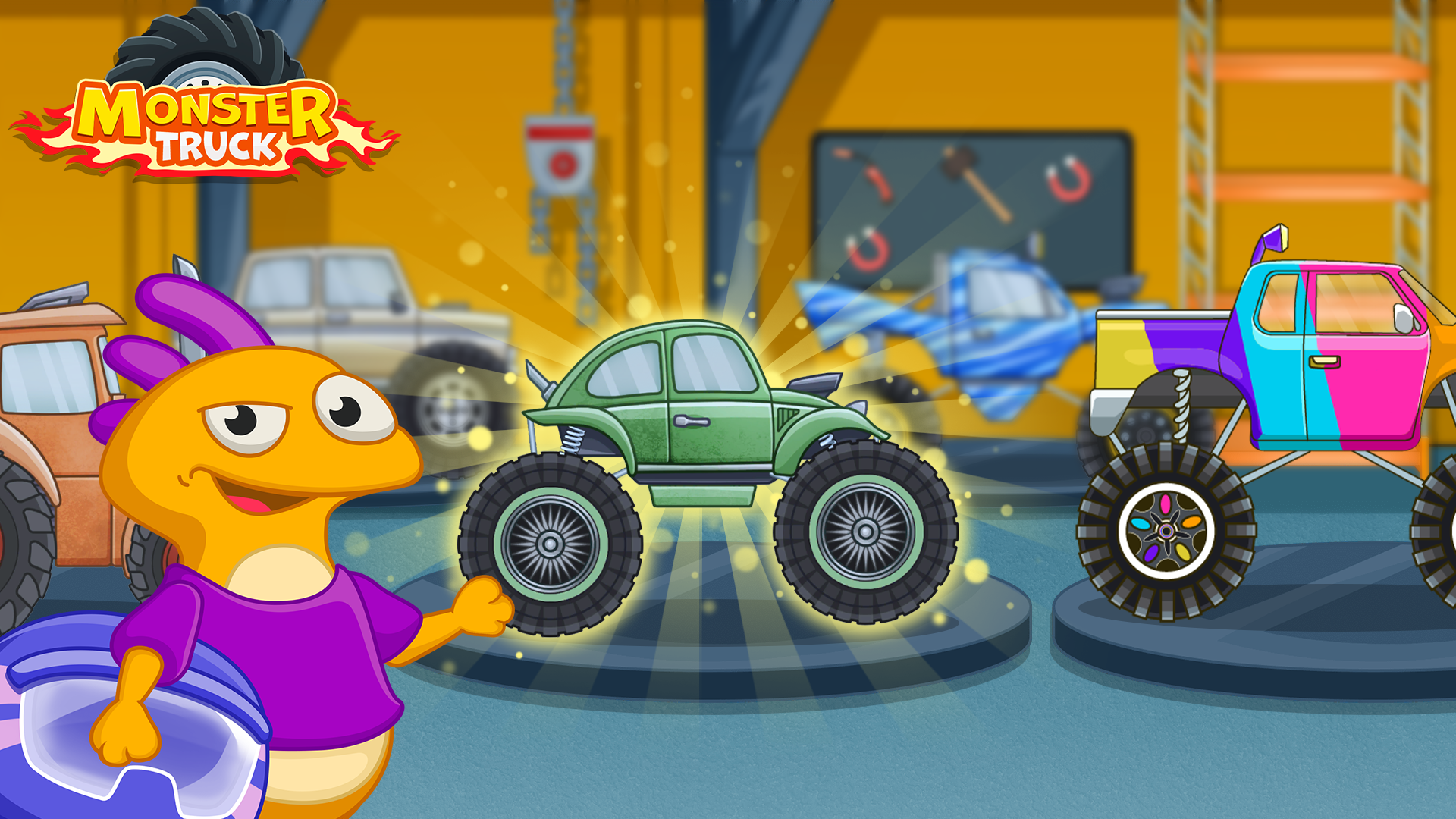 MonMon & Ziz: Kids Car Racing Game Screenshot