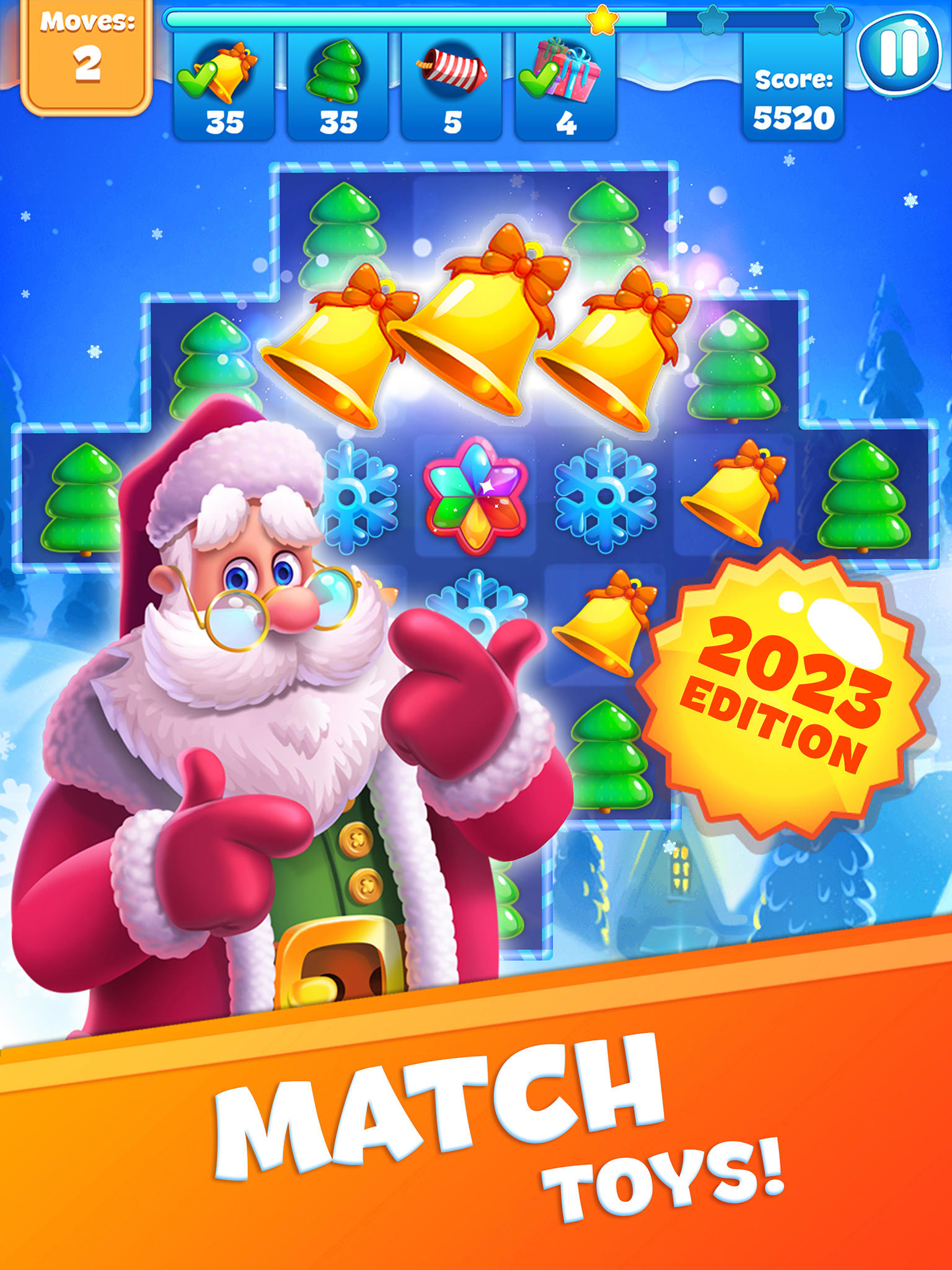 Christmas Sweeper 3 - Match-3 ภาพหน้าจอเกม