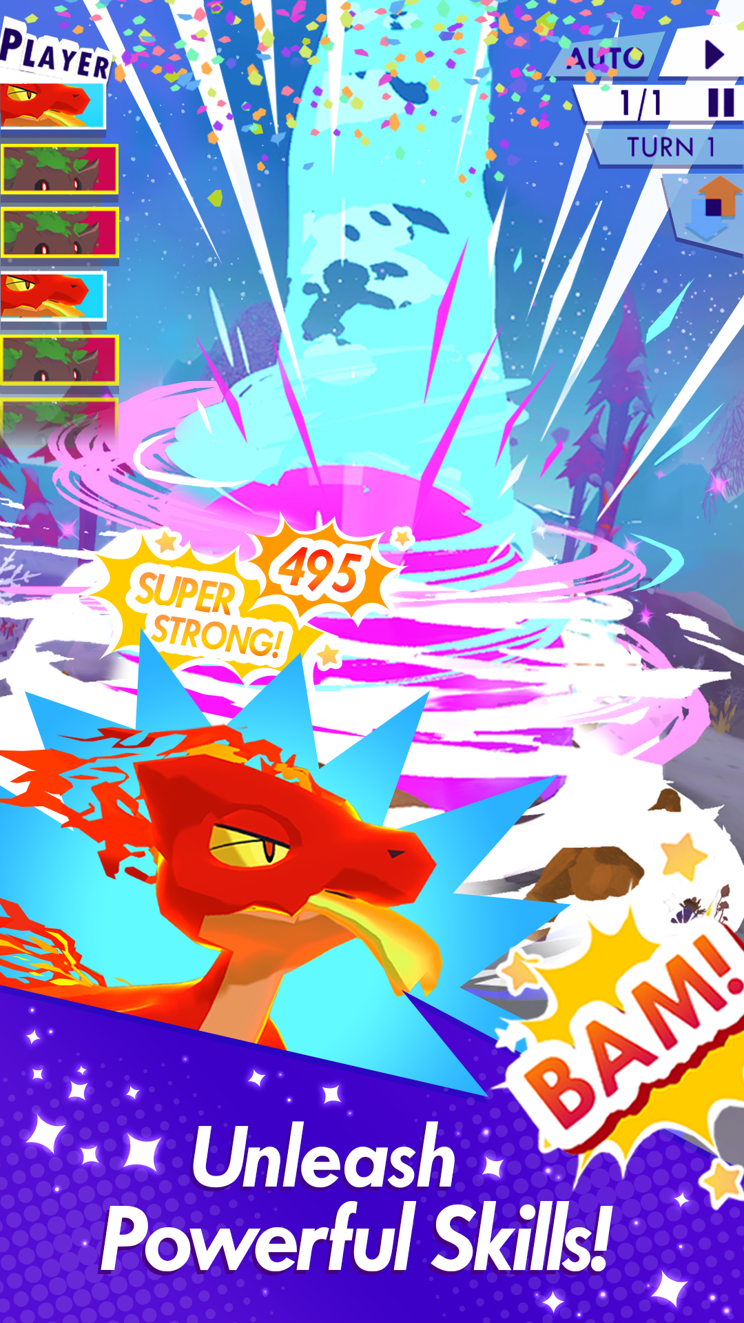 Скриншот игры Battlemons: Monster RPG