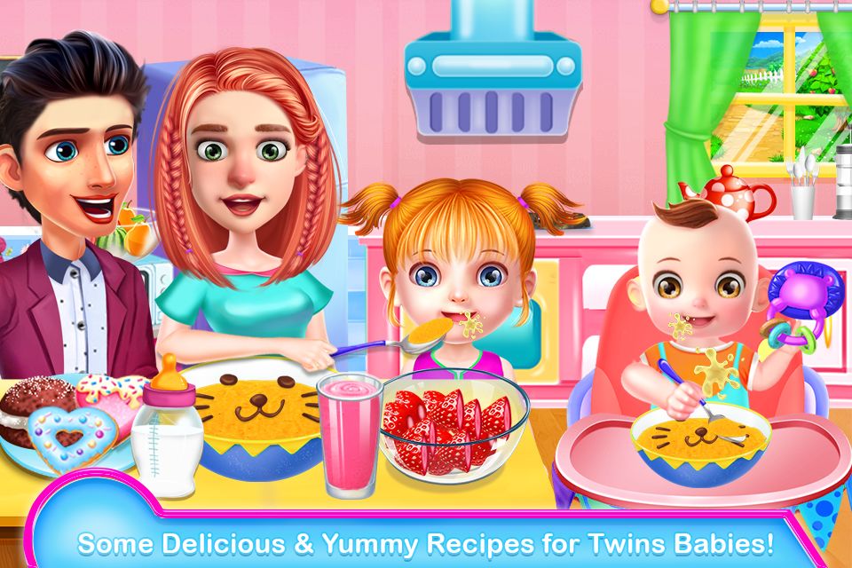 Twins Chic Baby Nursery Game screenshot game