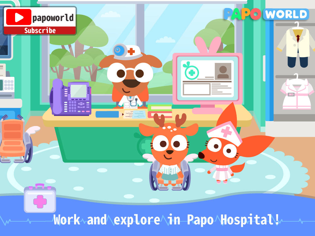 Screenshot of Papo Town: Hospital