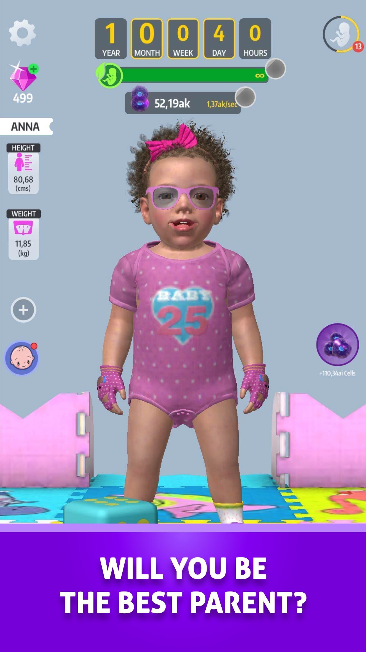 Idle 9 Months Game Screenshot