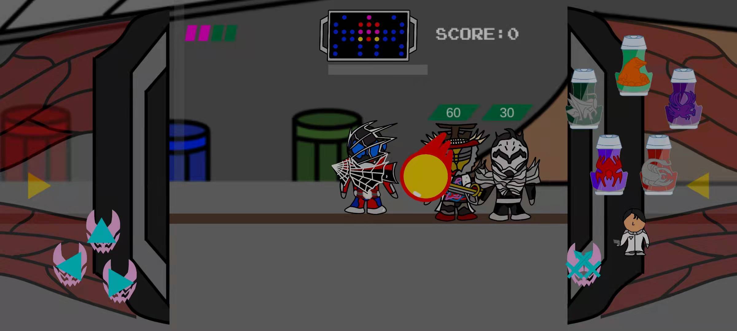 Rider Demons Hero Me Game Screenshot
