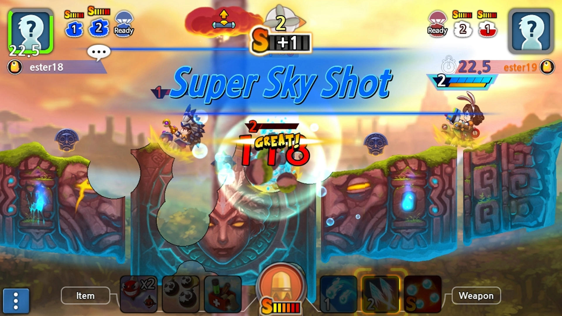 GunboundM Game Screenshot