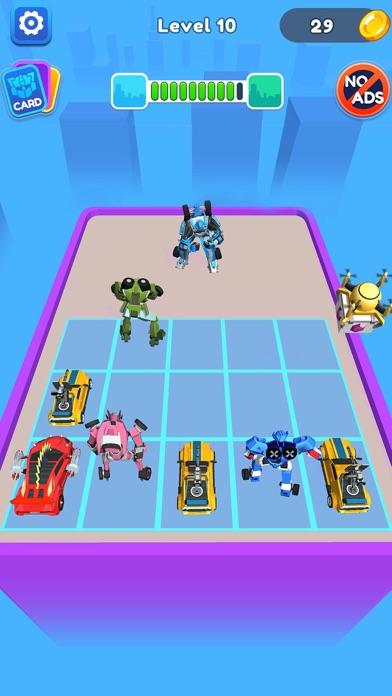 Screenshot of Merge Robot Master: Car Games