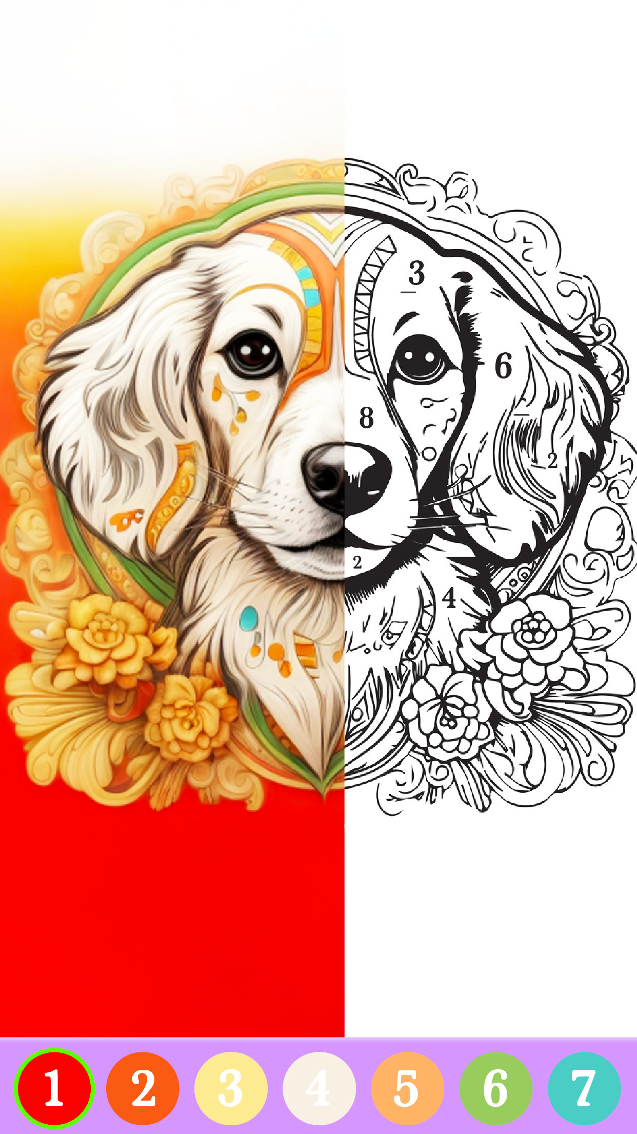 Animal Coloring Pages 遊戲截圖